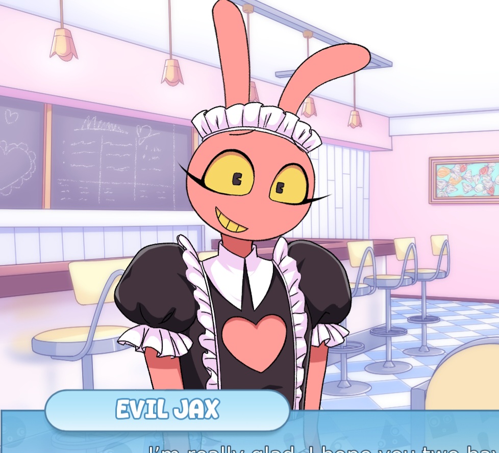 Jax route in The Amazing Digital Dating Simulator